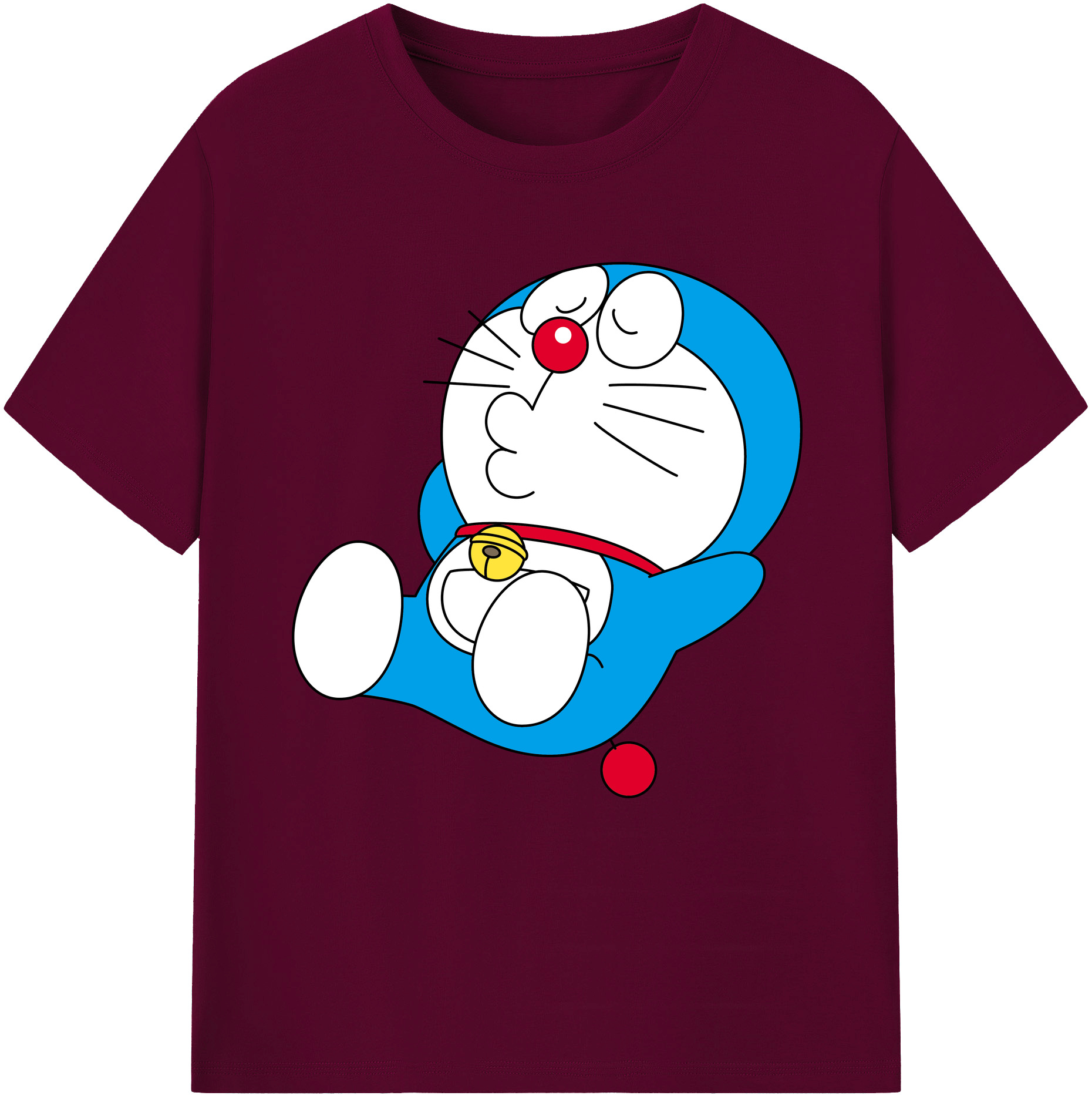 （画像用） ドラえもん Doraemon レディースカジュアルプリントTシャツ（綿100％）